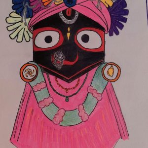 Handmade Lord Jagannath  Wall Art for Living Room & Puja Room