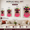 Handmade Lord Jagannath Acrylic Wall Art for Living Room & Puja Room
