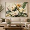 Premium Botanical Floral Acrylic Wall Art – 10x14 Inch