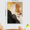 Premium Luxury Abstract Acrylic Wall Art | 10×14 Inch | Modern Gold & Black Design | Adhesive Tape Wall Mount | Living Room & Bedroom Décor